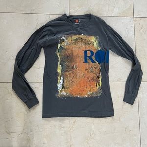 Rokit UK Like New Longsleeve Abstract Tee Sz Small